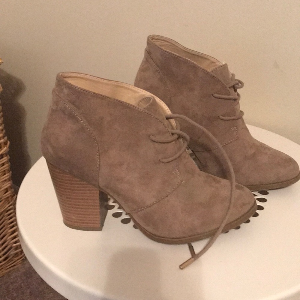Suede Booties